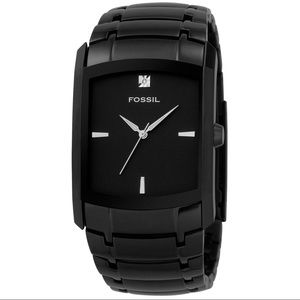 Fossil Black Stainless Steel Arkitekt Watch FS4159